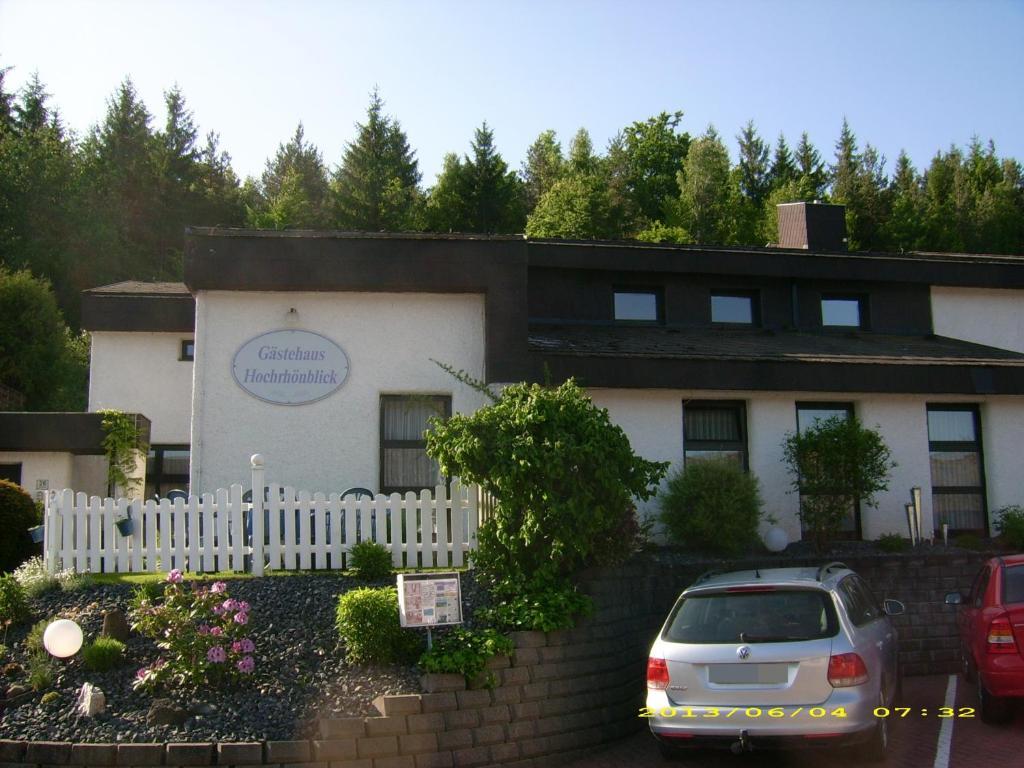 Gaestehaus Hochrhoenblick Schönau an der Brend Exterior foto